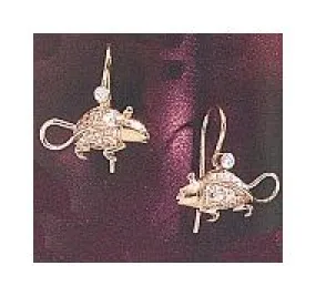 14k Les Souris Earrings