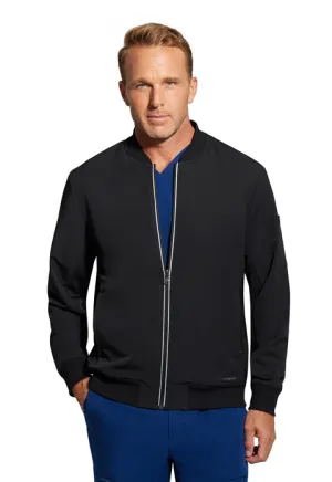 360 by Healing Hands Men's Samuel Zip Up Bomber Scrub Jacket 5350