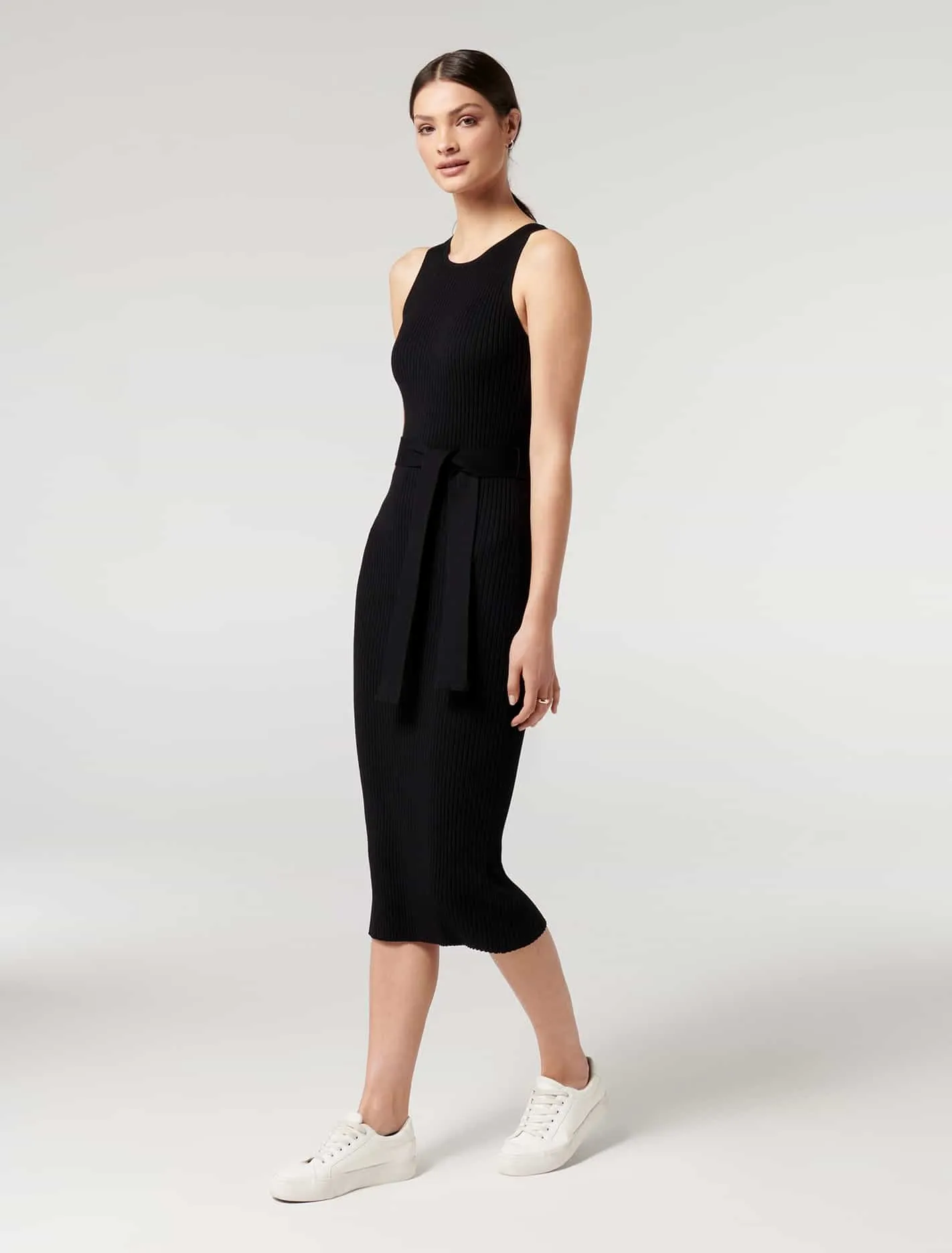 Alegra Column Midi Knit Dress