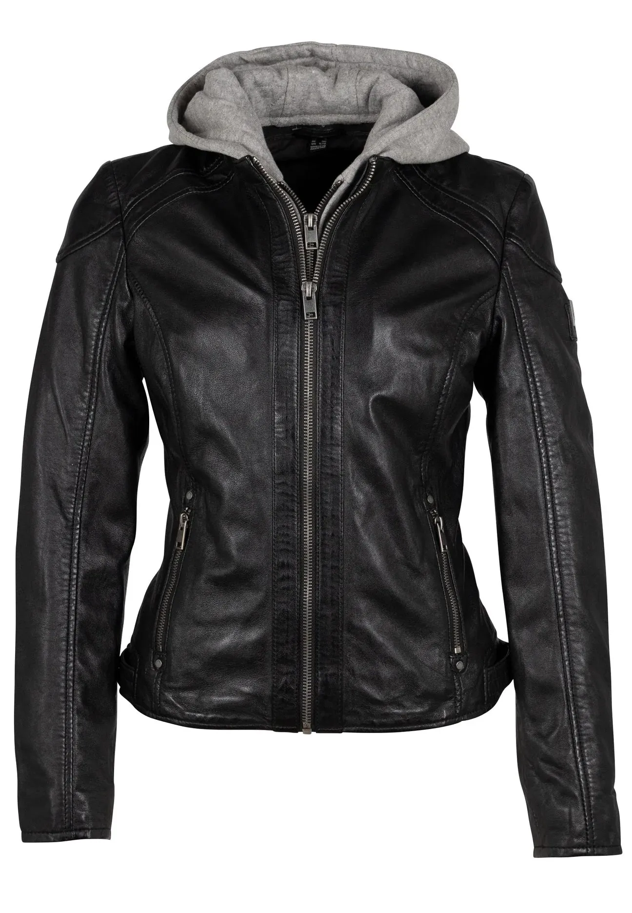 Allice RF Leather Jacket Black