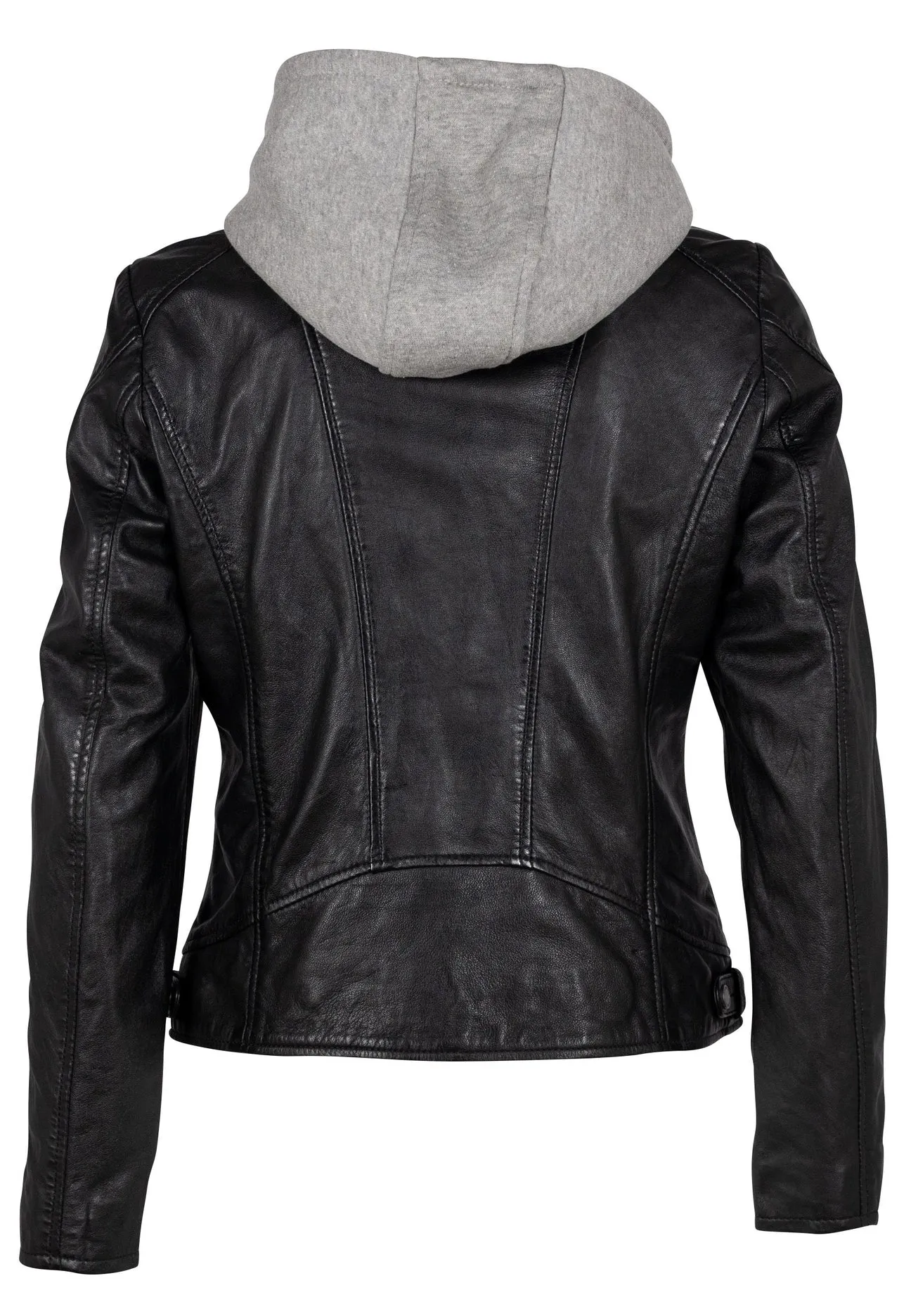 Allice RF Leather Jacket Black