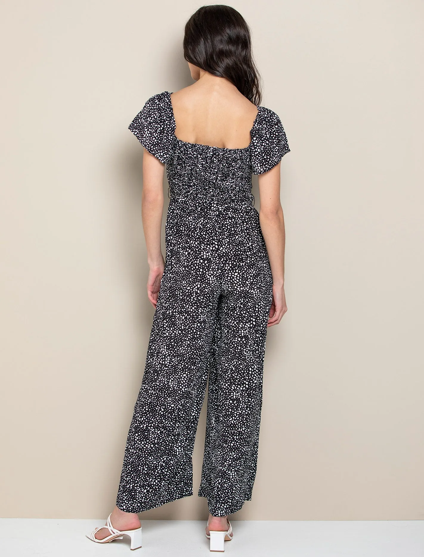 Amelia Shirred Jumpsuit