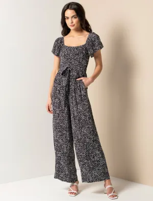 Amelia Shirred Jumpsuit