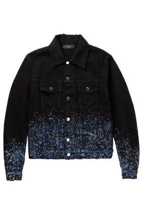 Amiri Crystal Painter Denim Jacket