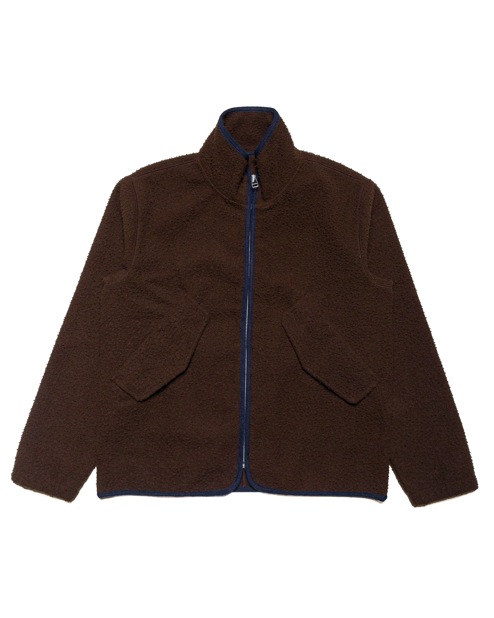 Another Aspect Another Fleece Jacket 1.0 Brown/Navy