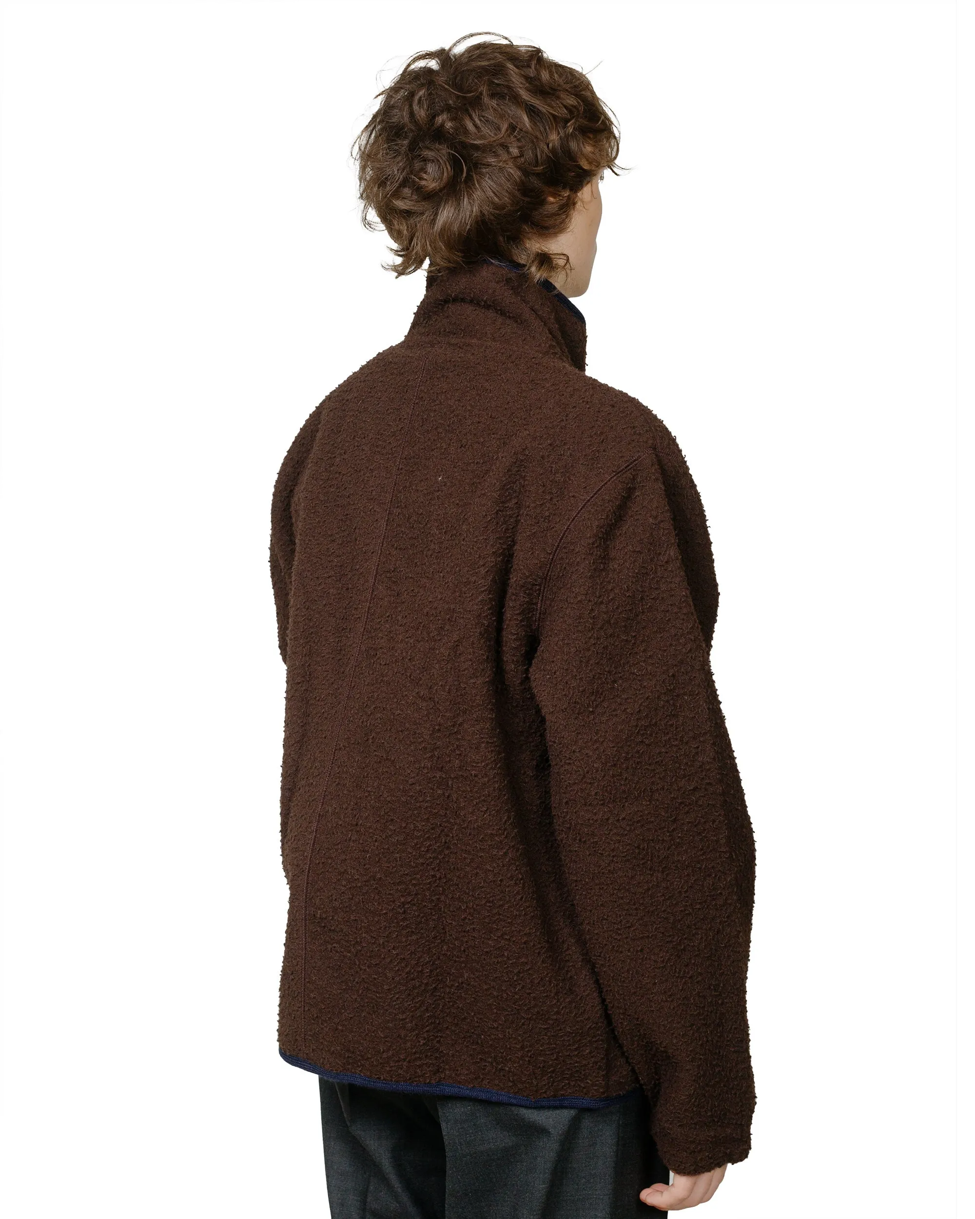 Another Aspect Another Fleece Jacket 1.0 Brown/Navy