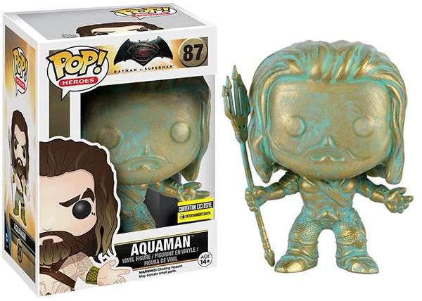 Aquaman (Patina, Batman vs Superman) 87 - Entertainment Earth Exclusive  [Damaged: 7/10]