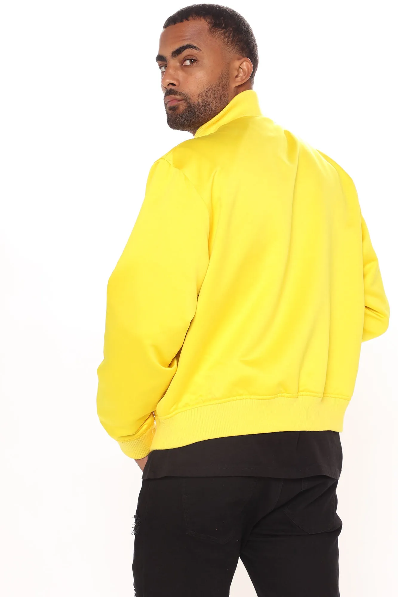 Ashton Essential Bomber Jacket - Yellow