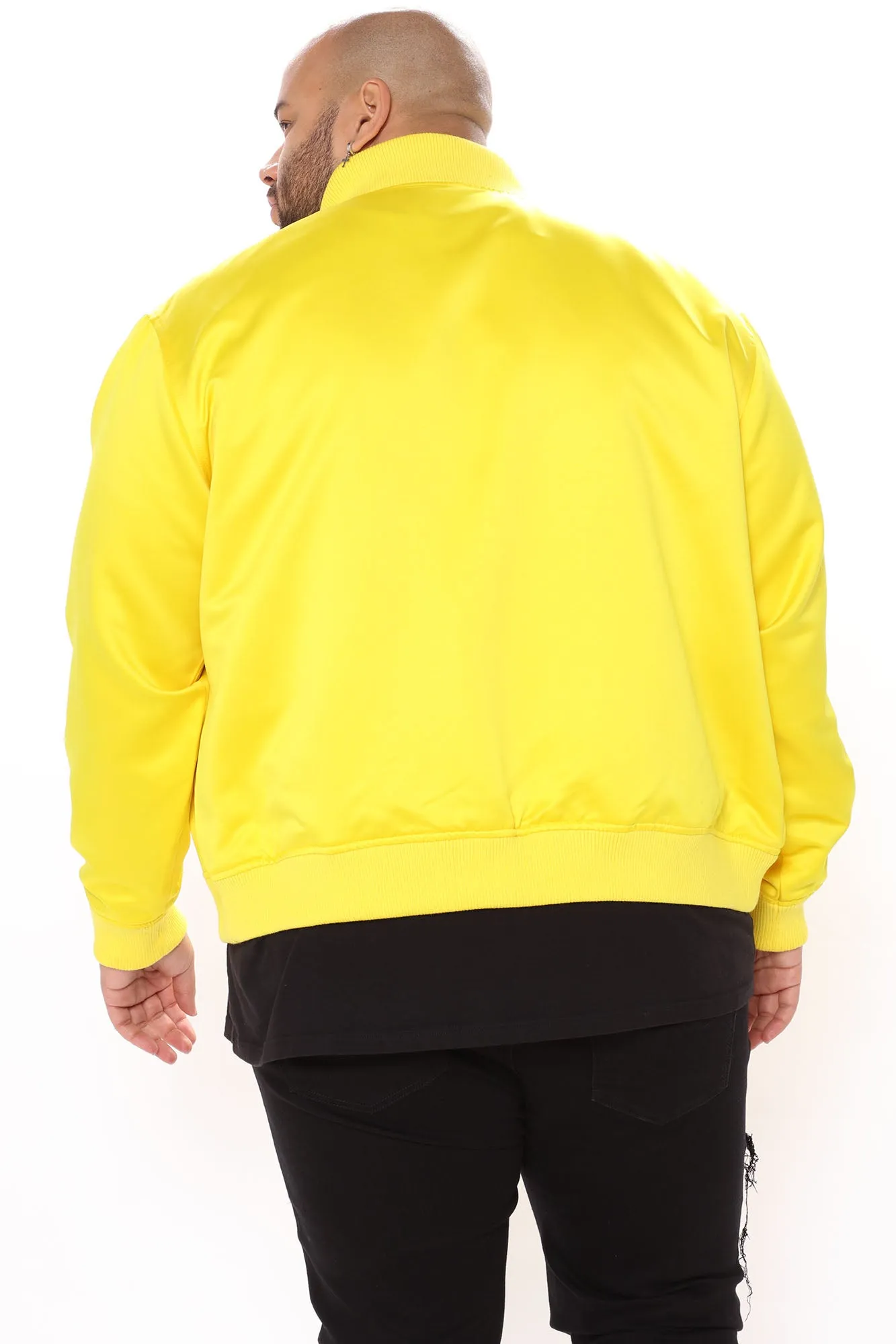 Ashton Essential Bomber Jacket - Yellow