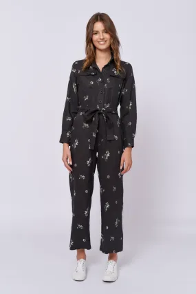 Aviator Jumpsuit in Floral