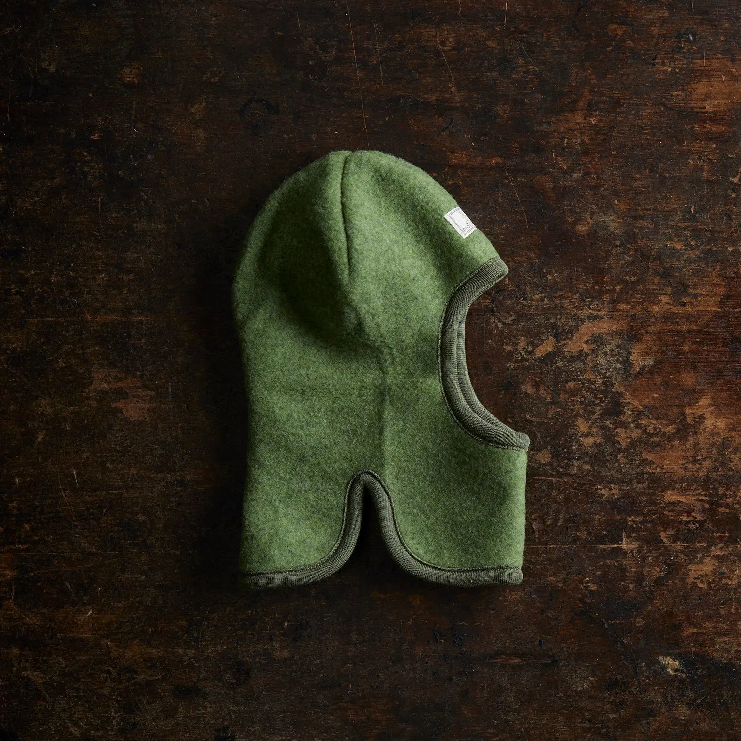 Baby & Kids Merino Wool Fleece Balaclava - Moss