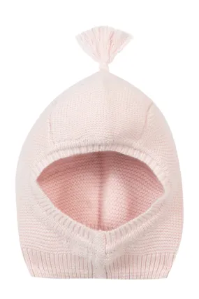 Balaclava - Pale pink knit