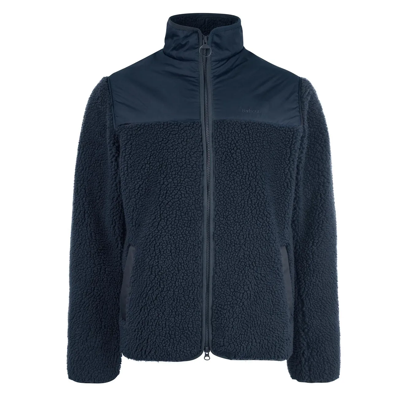 Barbour Hobson Fleece Jacket Navy