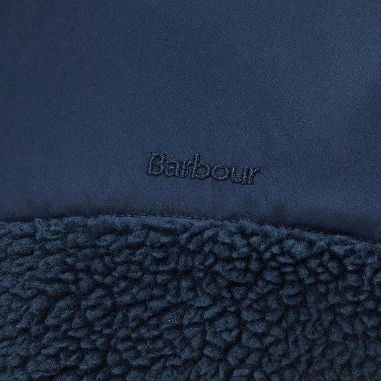 Barbour Hobson Fleece Jacket Navy