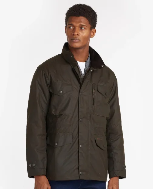 Barbour Olive Sapper Wax Jacket