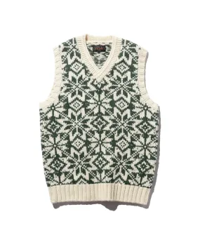 Beams Plus | Snow Pattern Vest 3G | Green