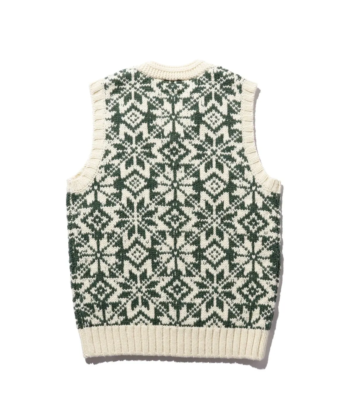 Beams Plus | Snow Pattern Vest 3G | Green