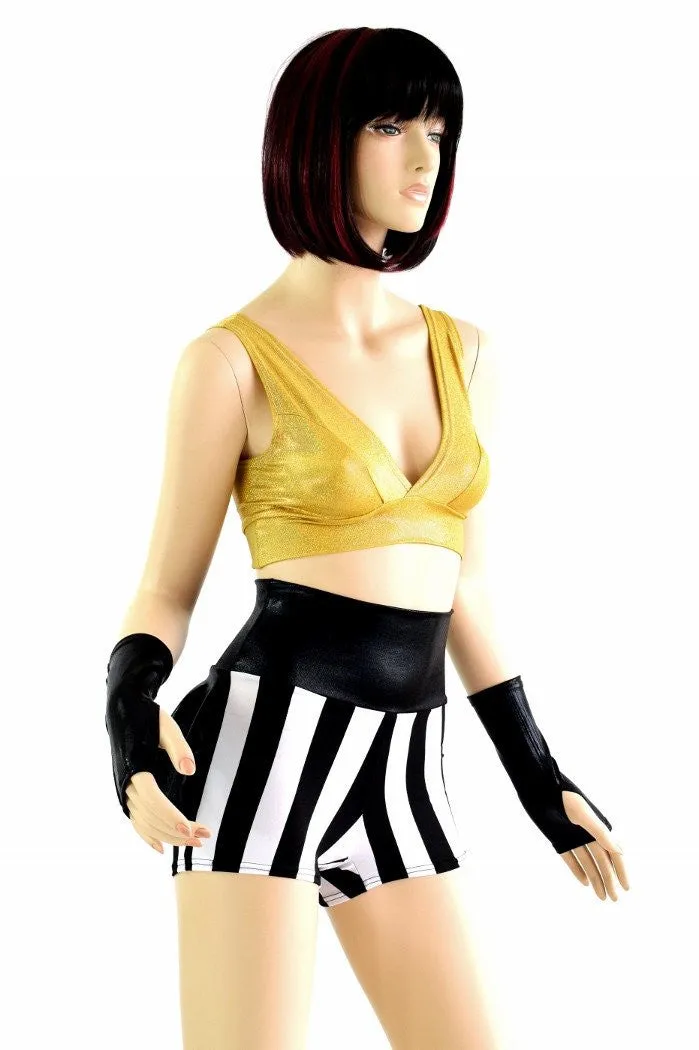 Black & White Stripe and Gold Pirate Set