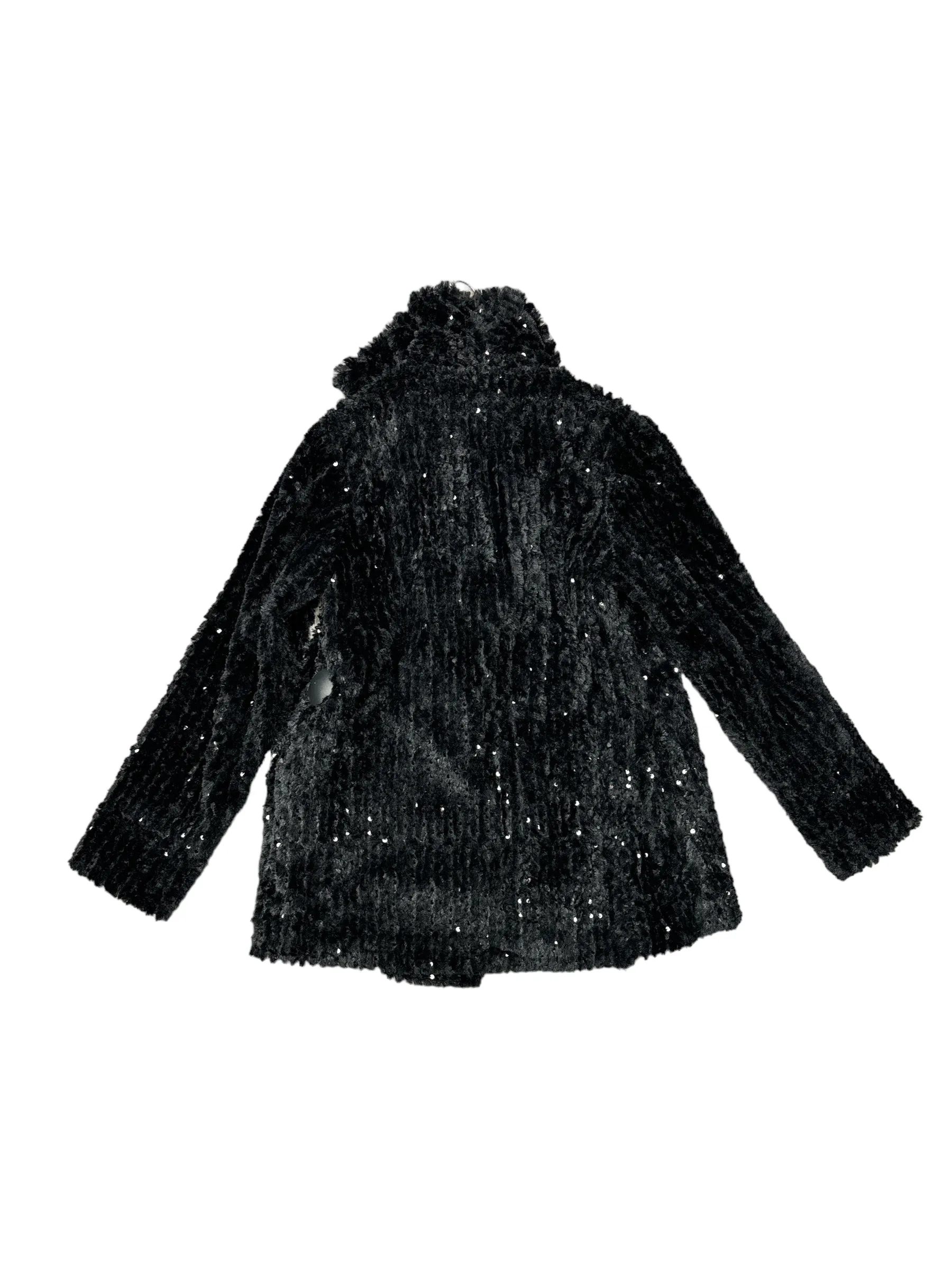 Black Jacket Faux Fur & Sherpa Clothes Mentor, Size M