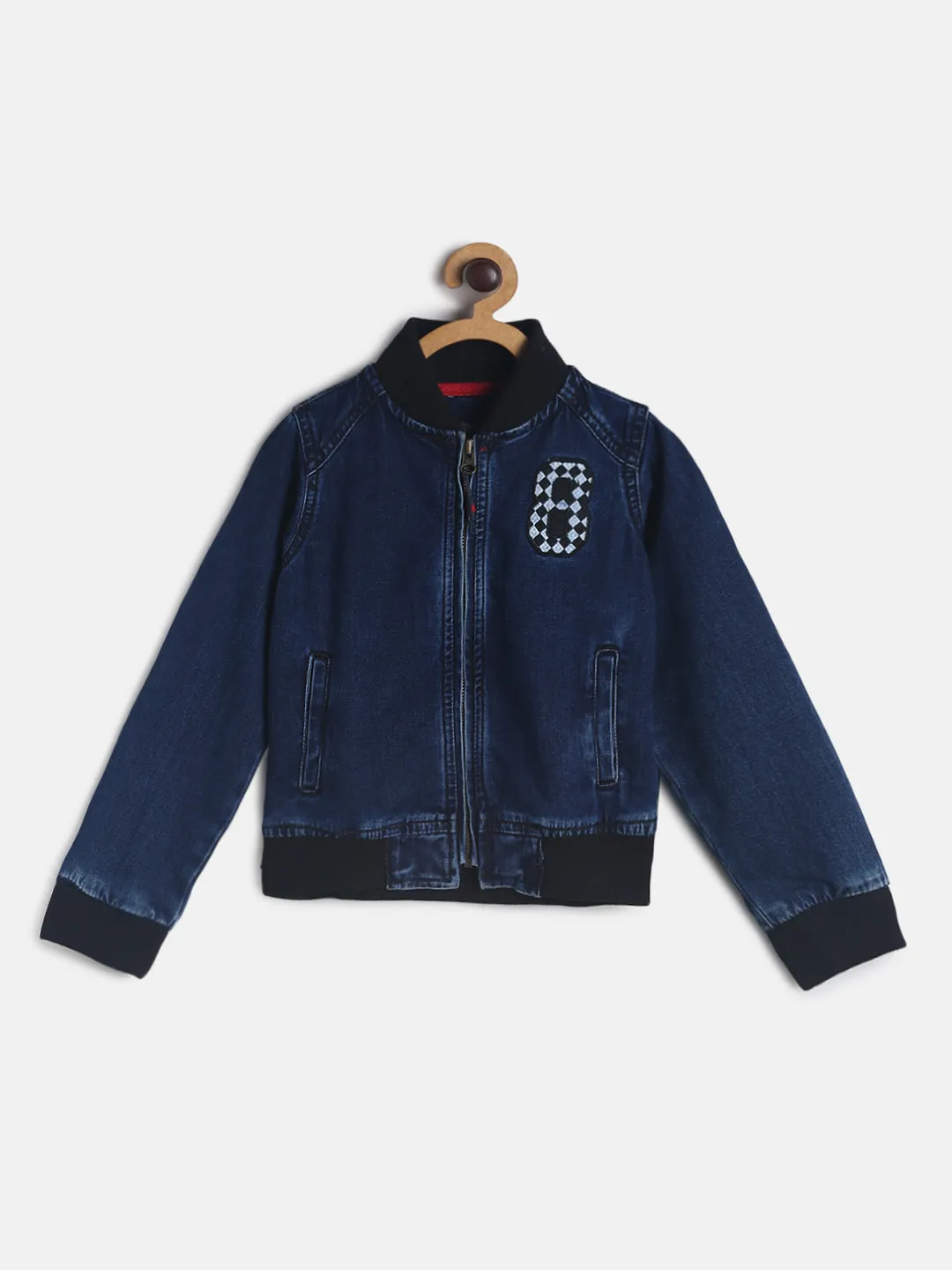 Boys Dark Blue Denim Jacket