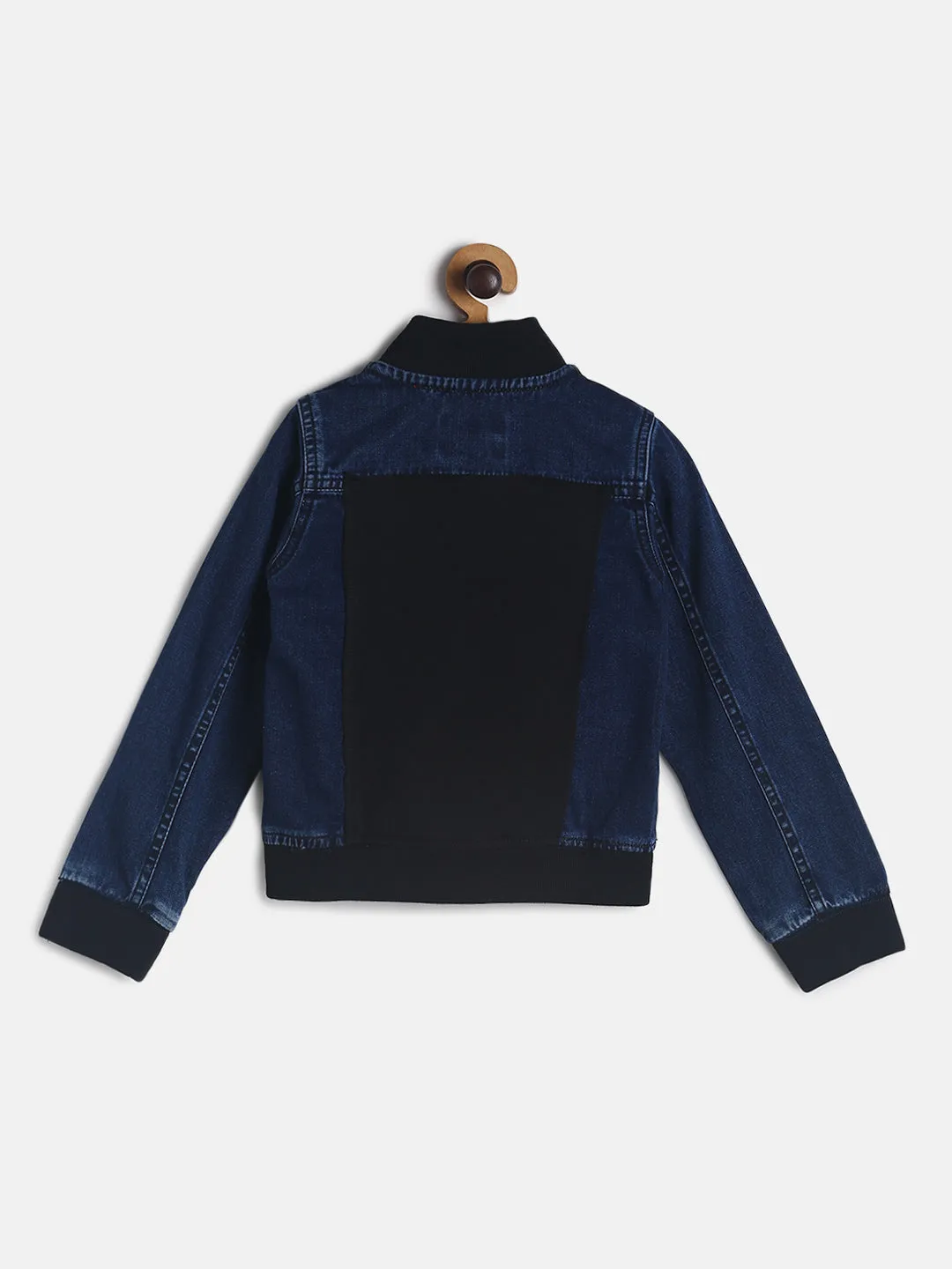 Boys Dark Blue Denim Jacket