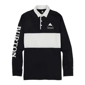 Burton Midweight Rugby Thermal Top - True Black/Stout White