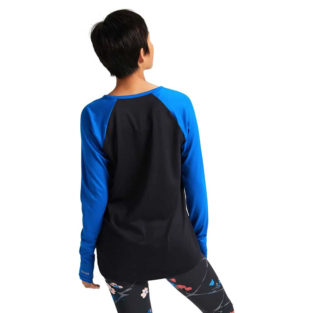 Burton Womens Thermal Tech Tee - True Black/Lapis Blue