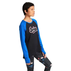 Burton Womens Thermal Tech Tee - True Black/Lapis Blue