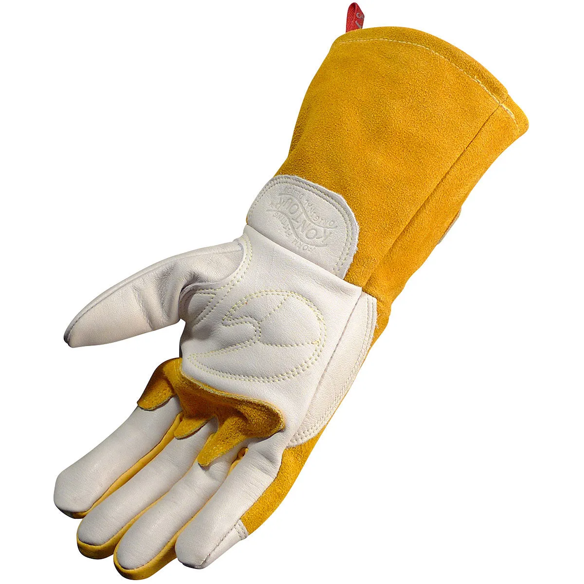 Caiman 1810 Premium Cow Grain MIG/Stick with Padded Reinforced Palm-2-Layer Insulated Back Welder's Glove (One Dozen)