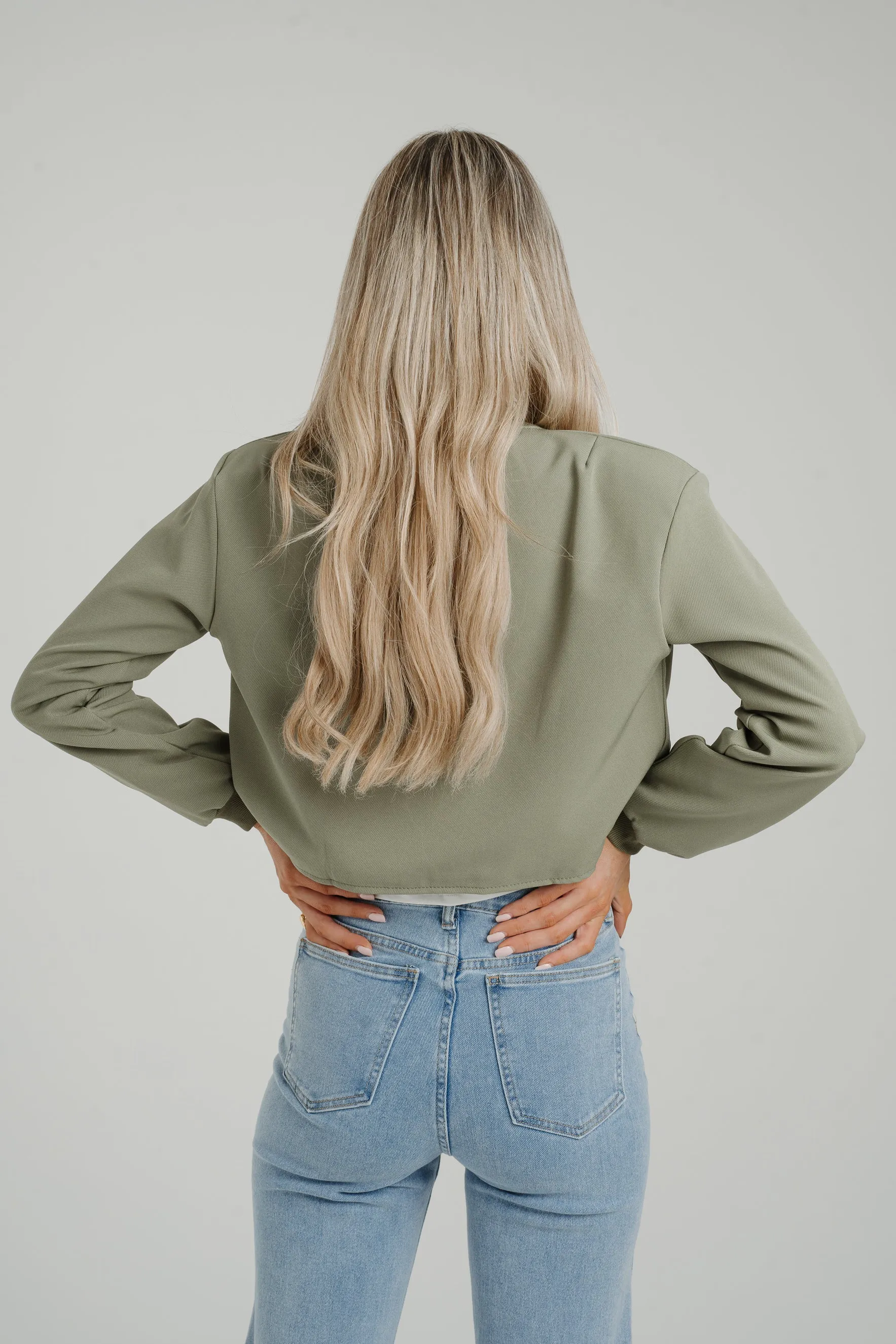 Caitlyn Bomber Jacket In Khaki