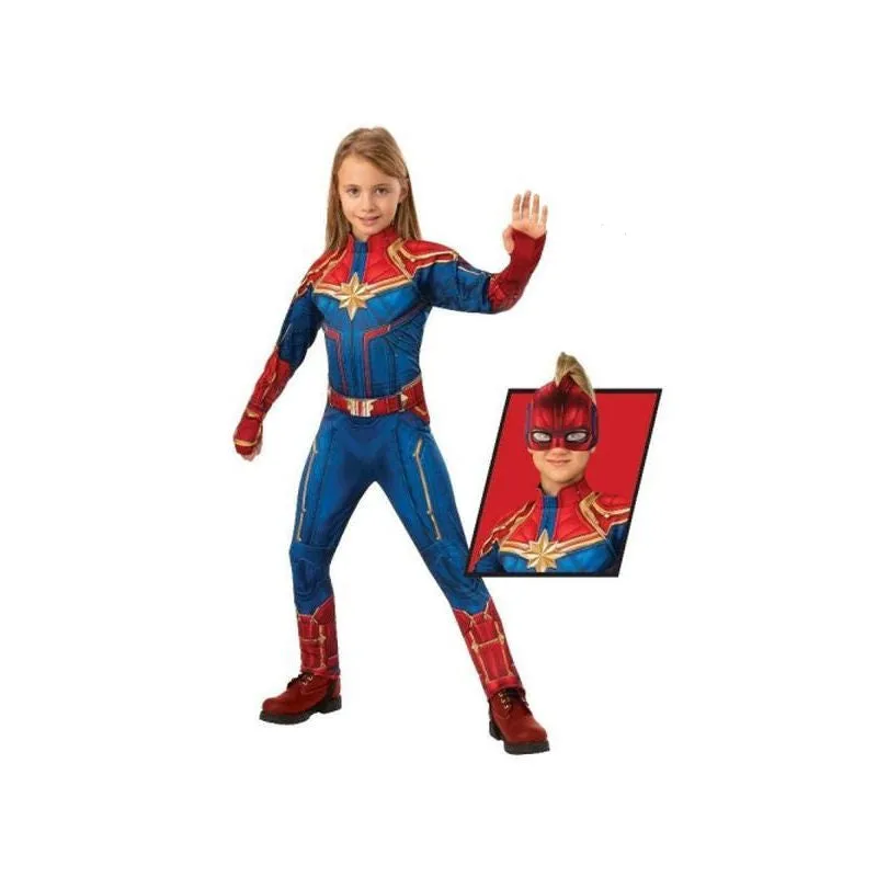 Captain Marvel Deluxe Hero Suit - Child