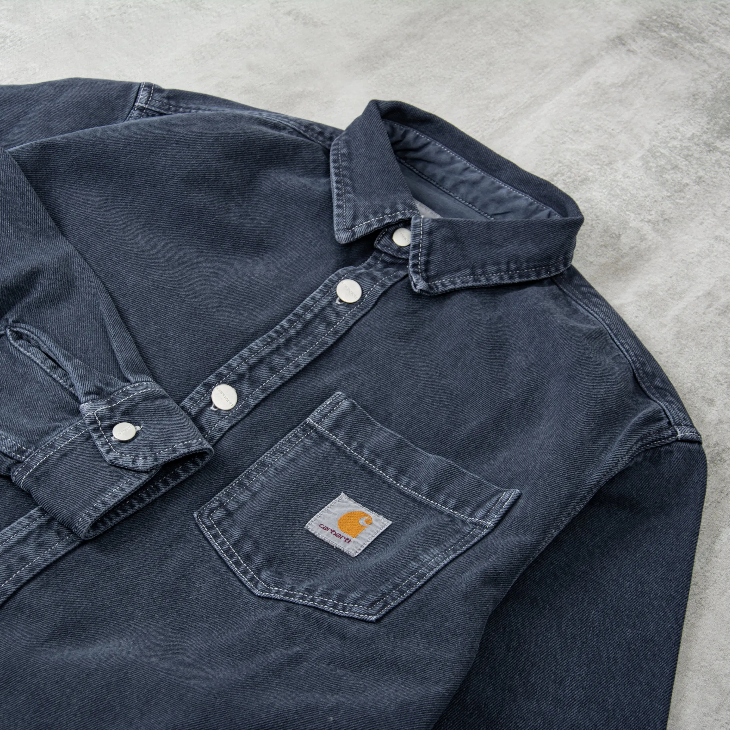 Carhartt WIP George Shirt Jac - Airforce Blue