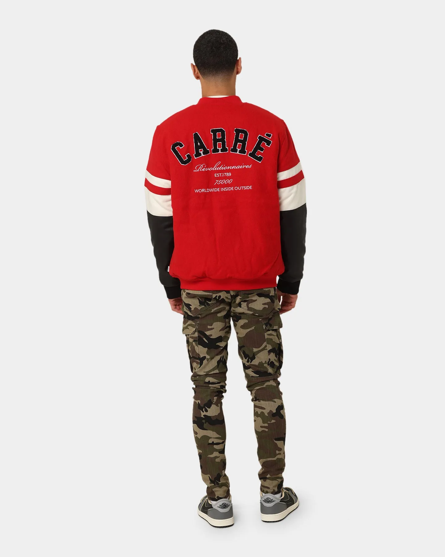 Carre Leo Varsity Jacket Red