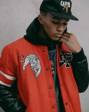 Carre Leo Varsity Jacket Red