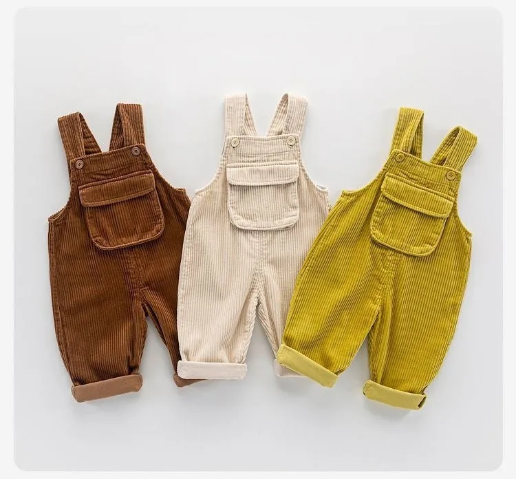 Casual Corduroy Overall