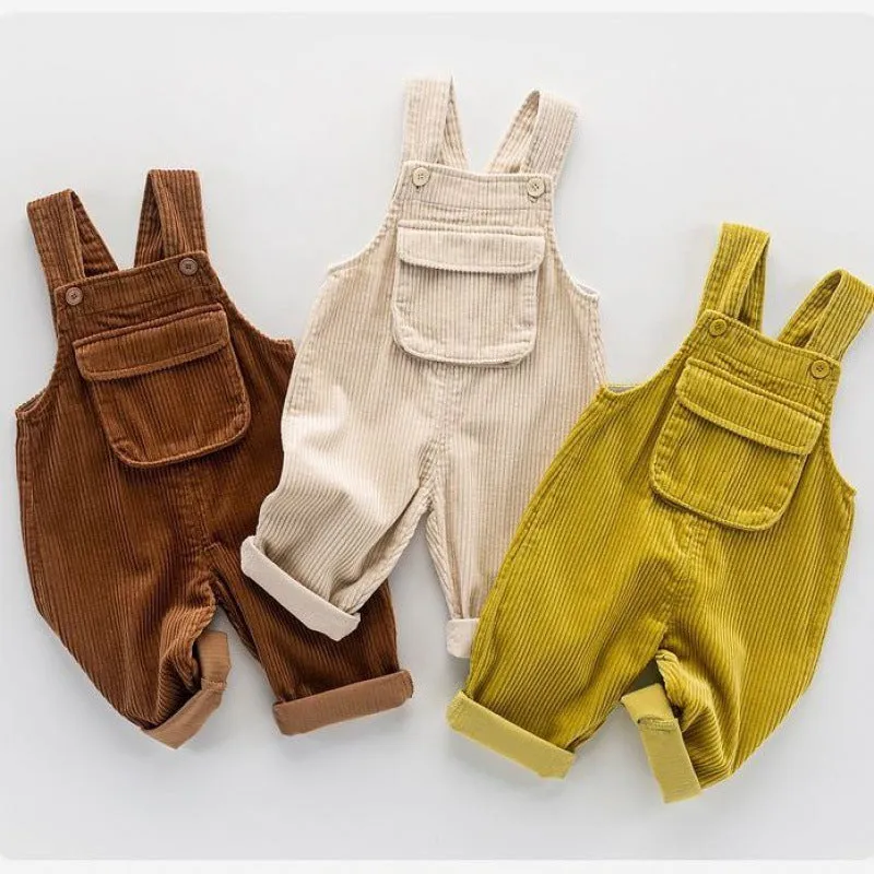 Casual Corduroy Overall