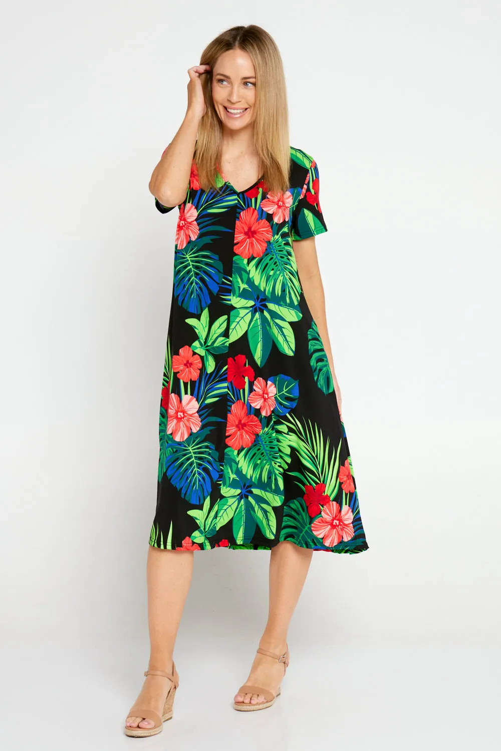 Christobel Dress - Hibiscus Island