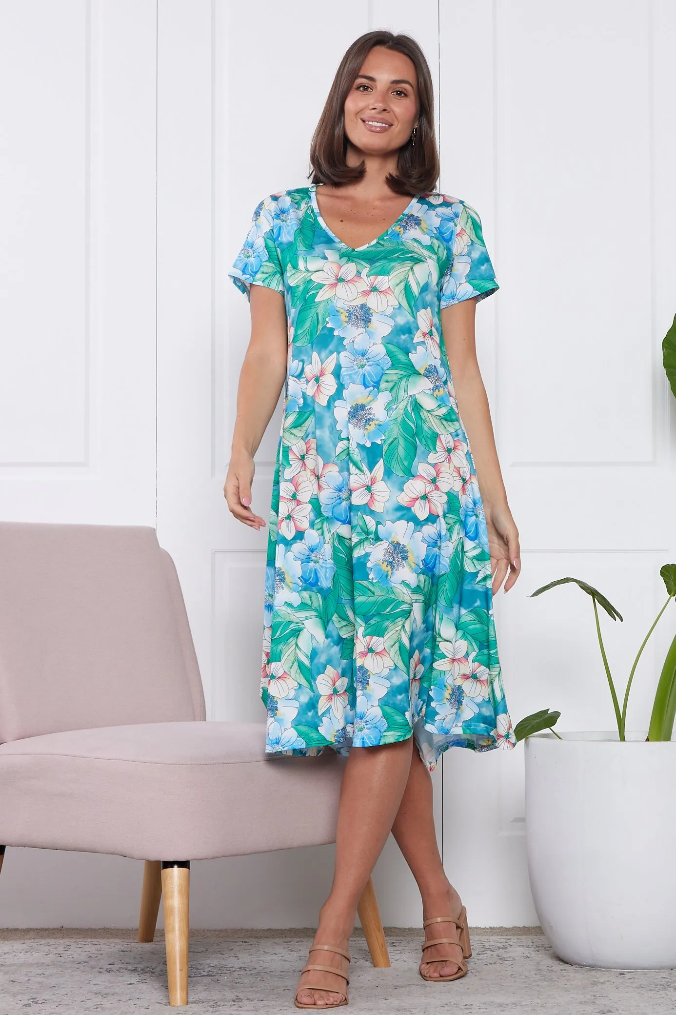 Christobel Dress - Summer Azalea