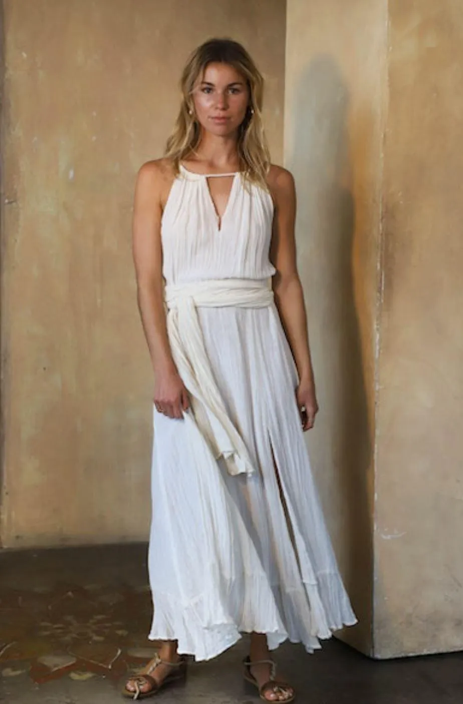 Clubhouse Maxi Dress in White