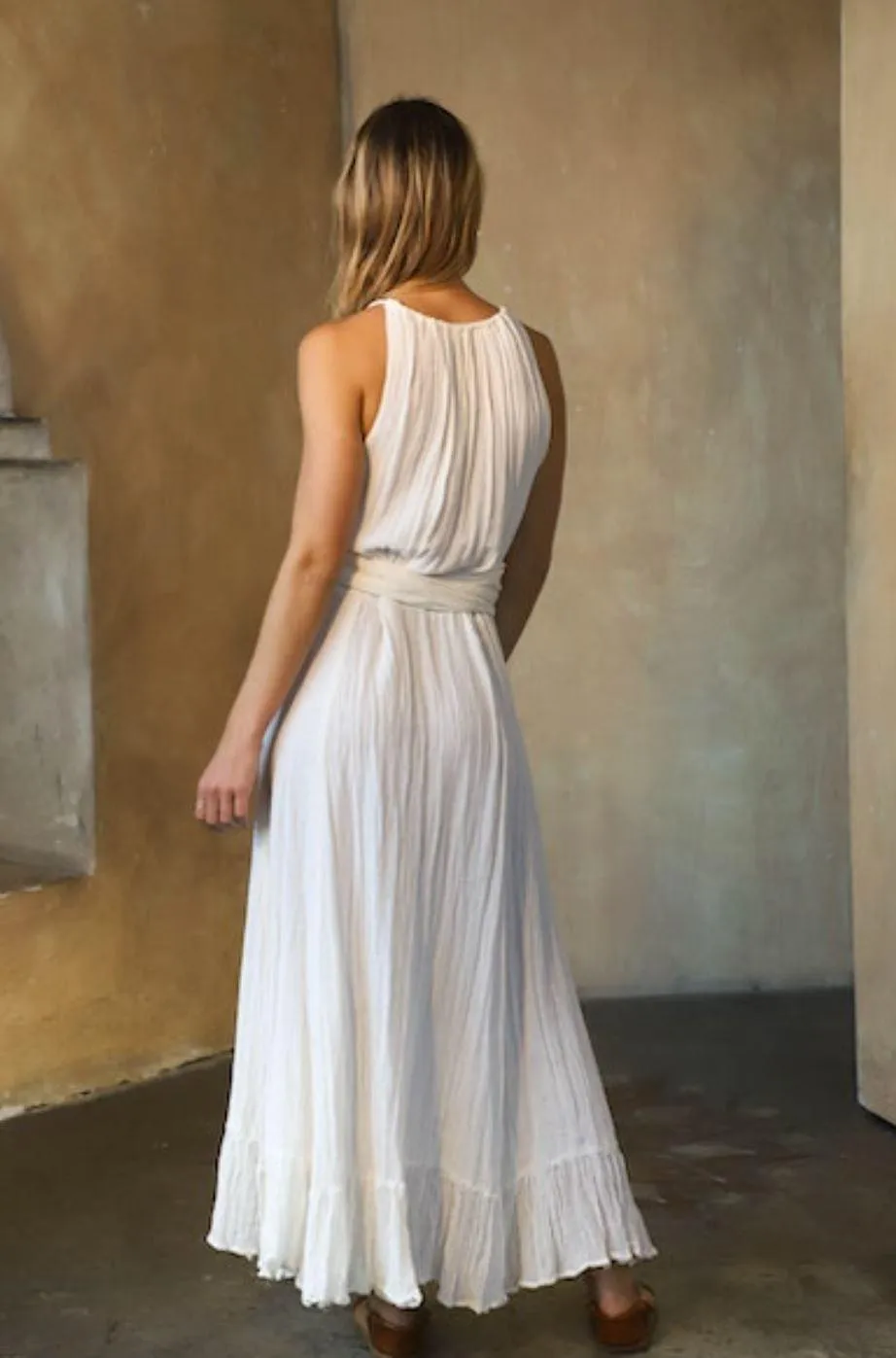 Clubhouse Maxi Dress in White