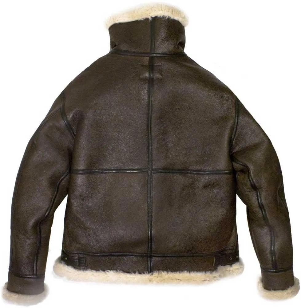 Cockpit USA Mens B-3 Sheepskin Bomber Jacket