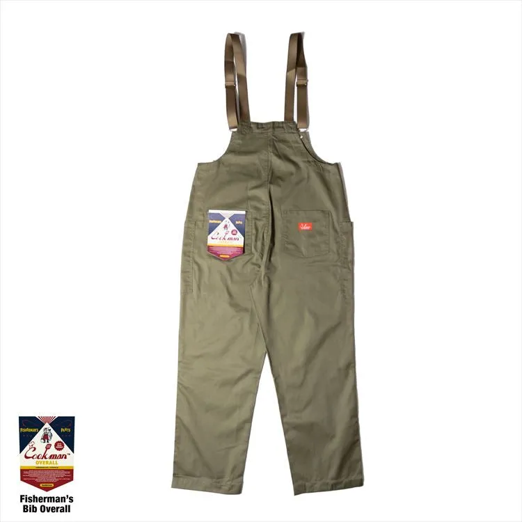 Cookman Fisherman's Bib Overall - Olive