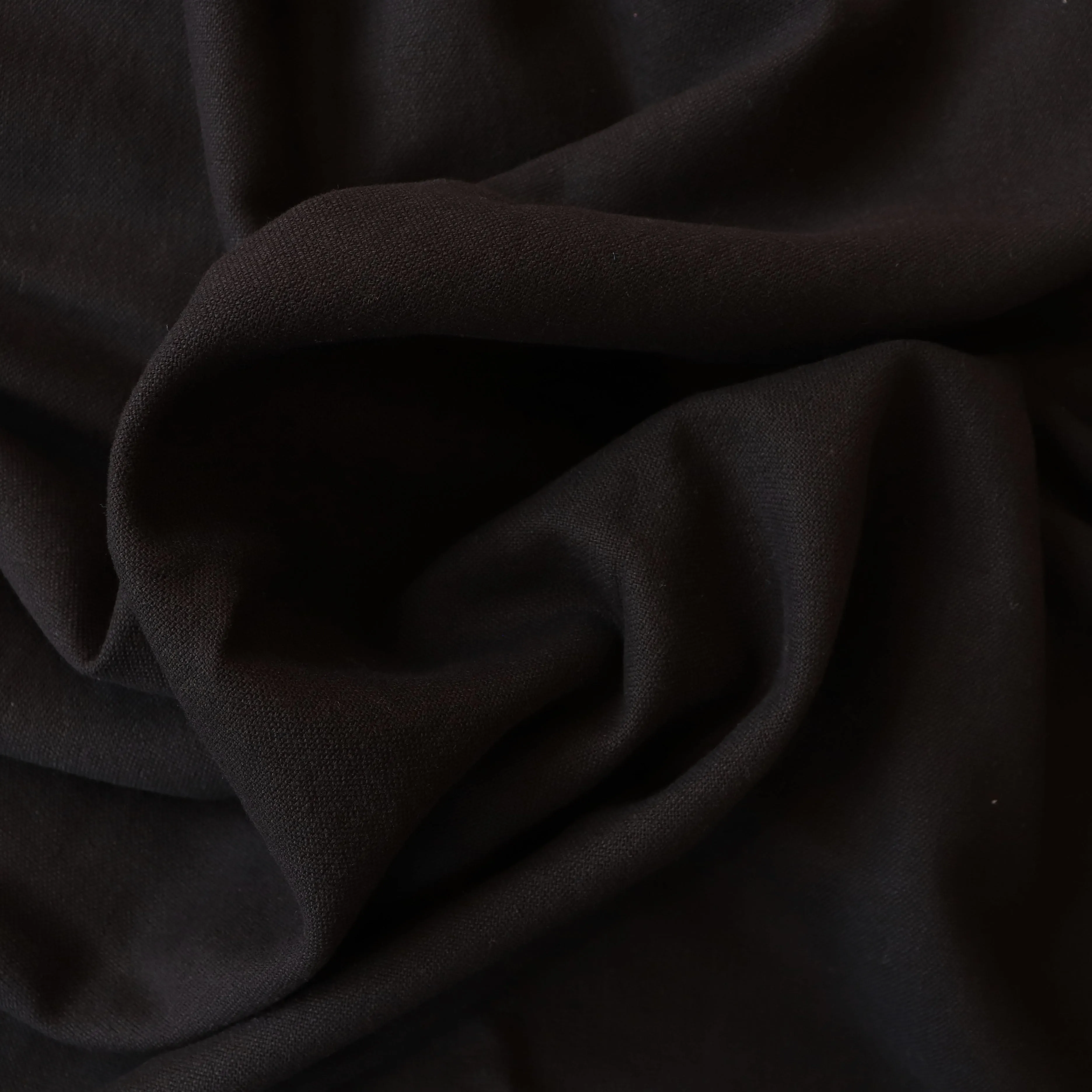 Cotton Linen Blend - Black