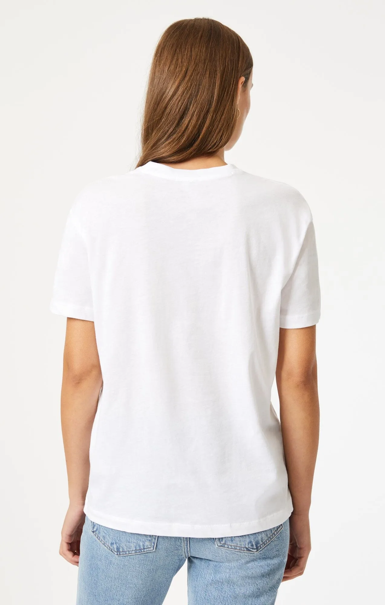 CREW NECK T-SHIRT IN WHITE