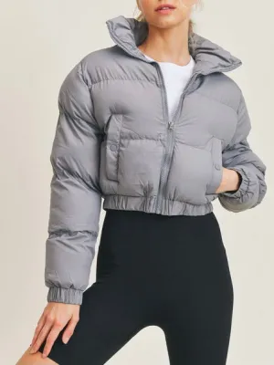 Cropped Puffer Jacket