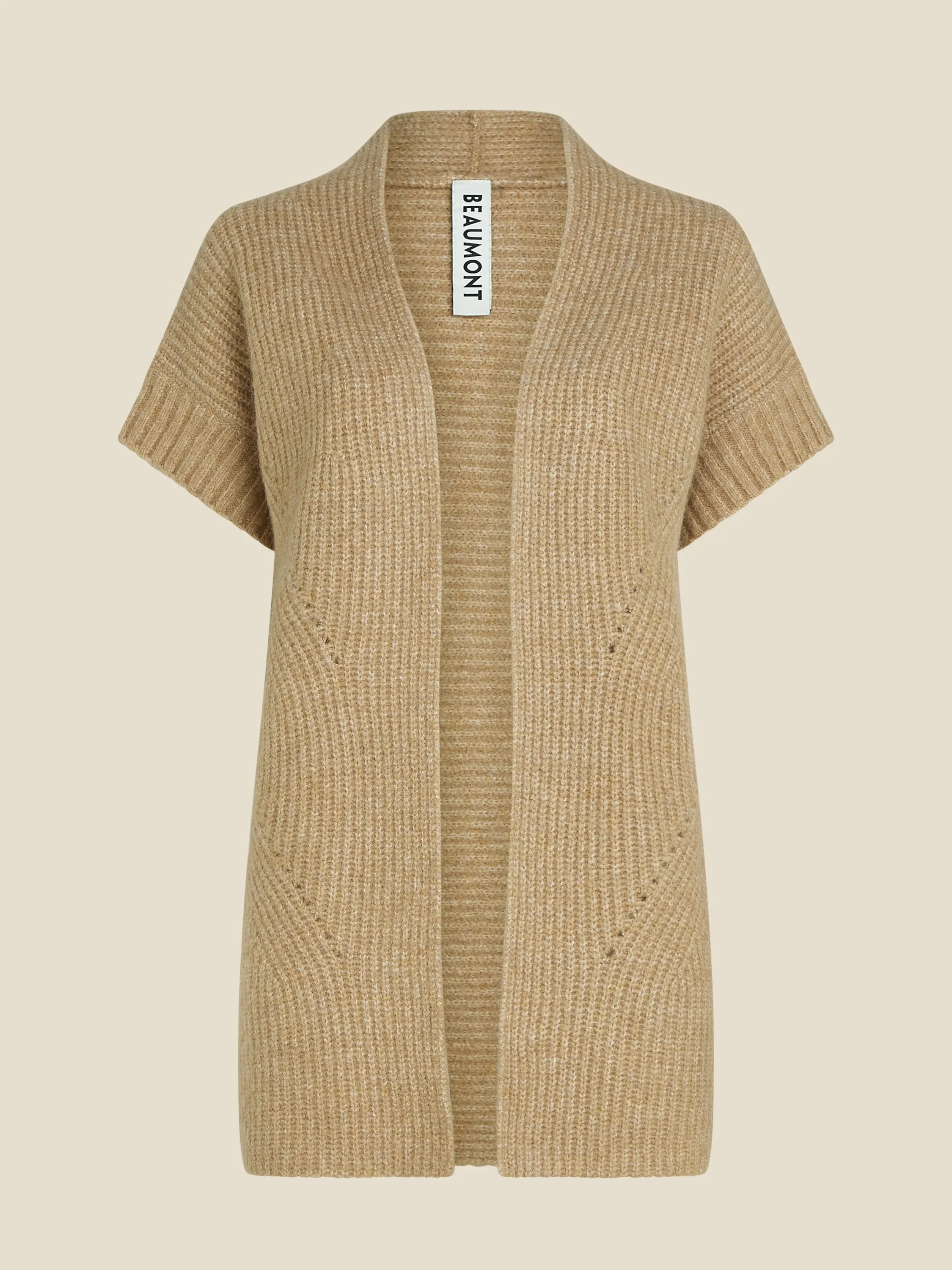 Dahlia cardigan - Camel heather