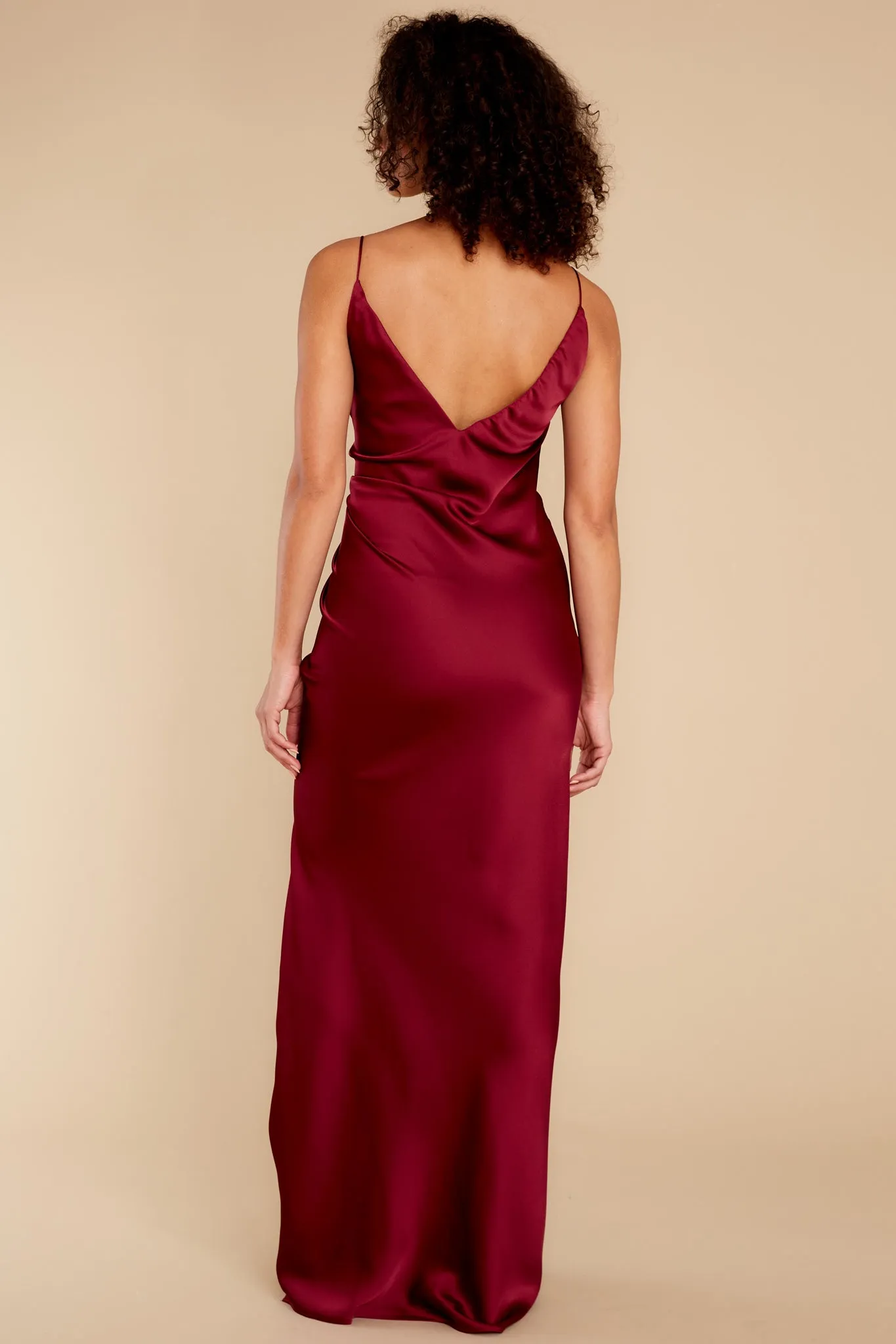 Dance Through The Night Dark Wine Maxi Dress