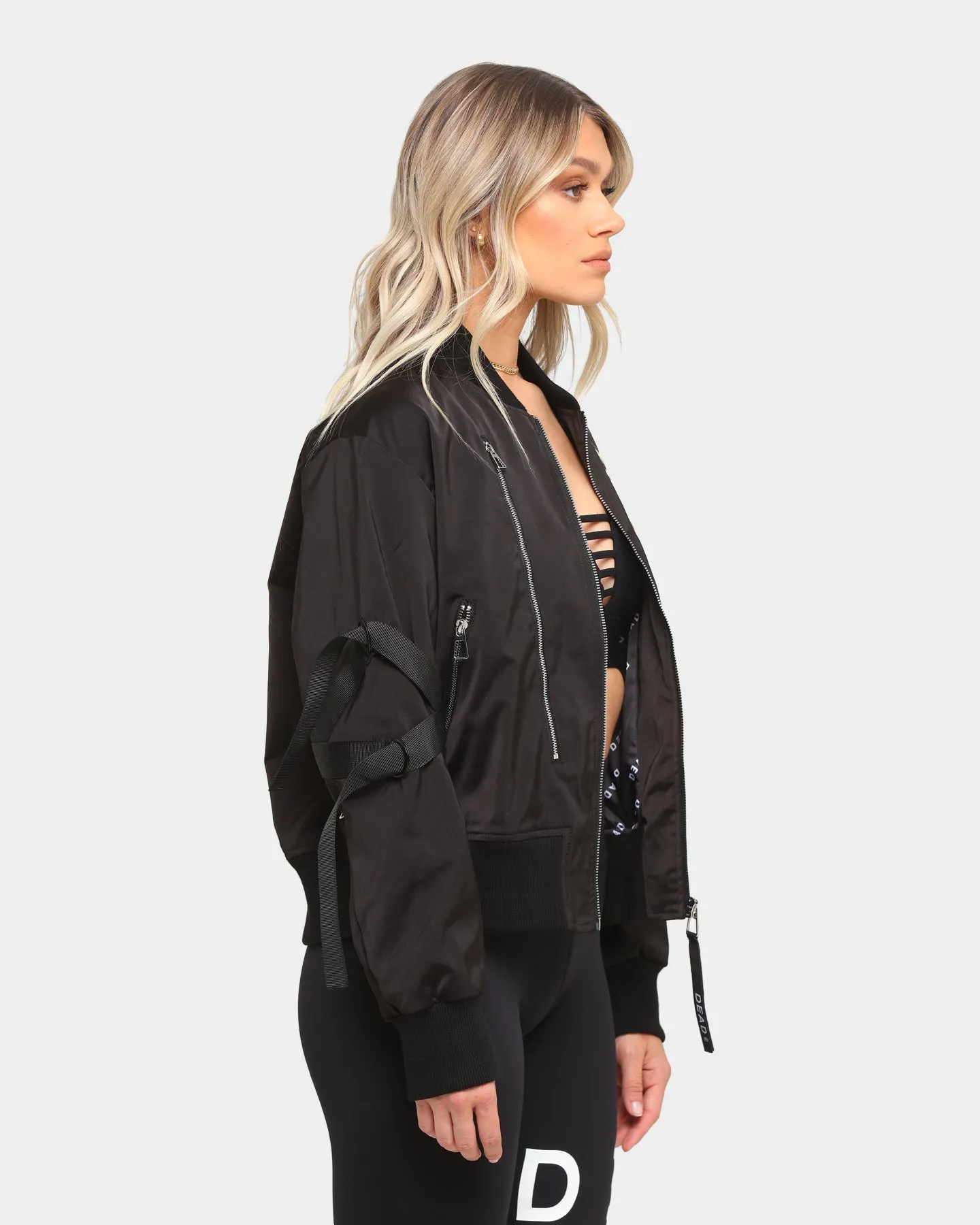 Dead Studios Women's Defence Bomber Black