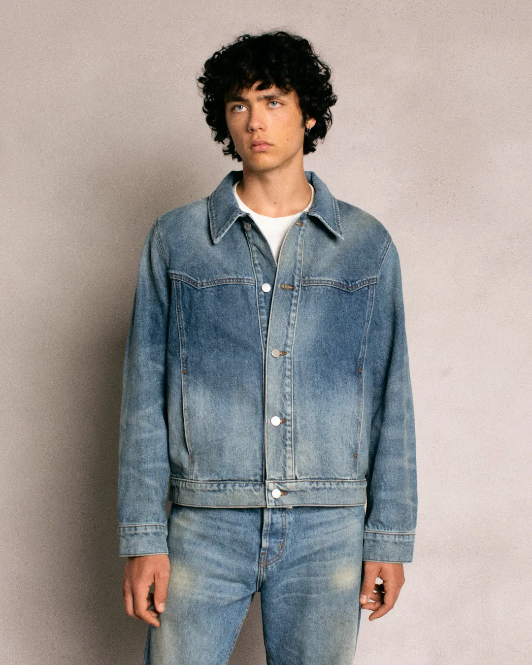 Denim Western Jacket (Indigo)