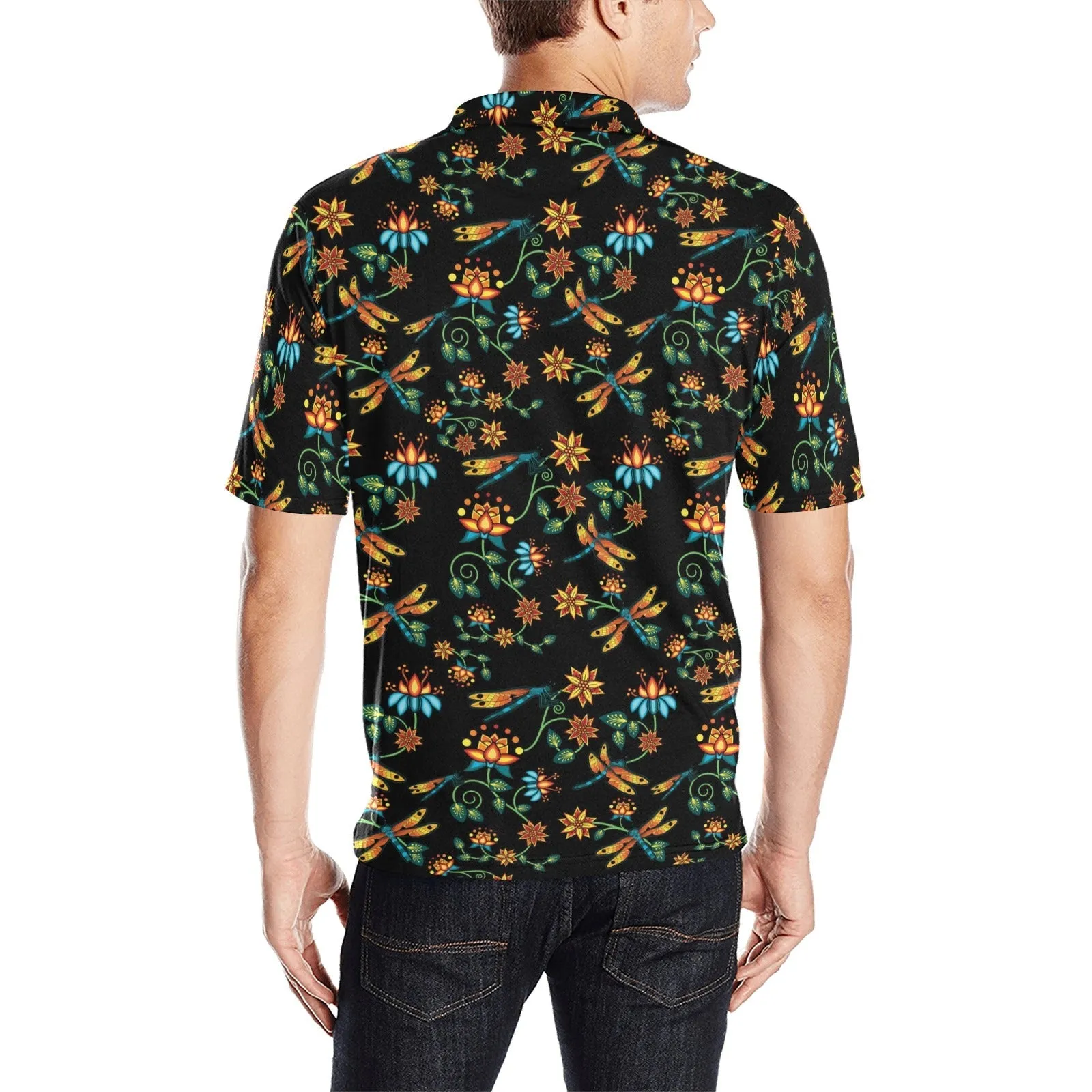 Dragon Lily Polo Shirt